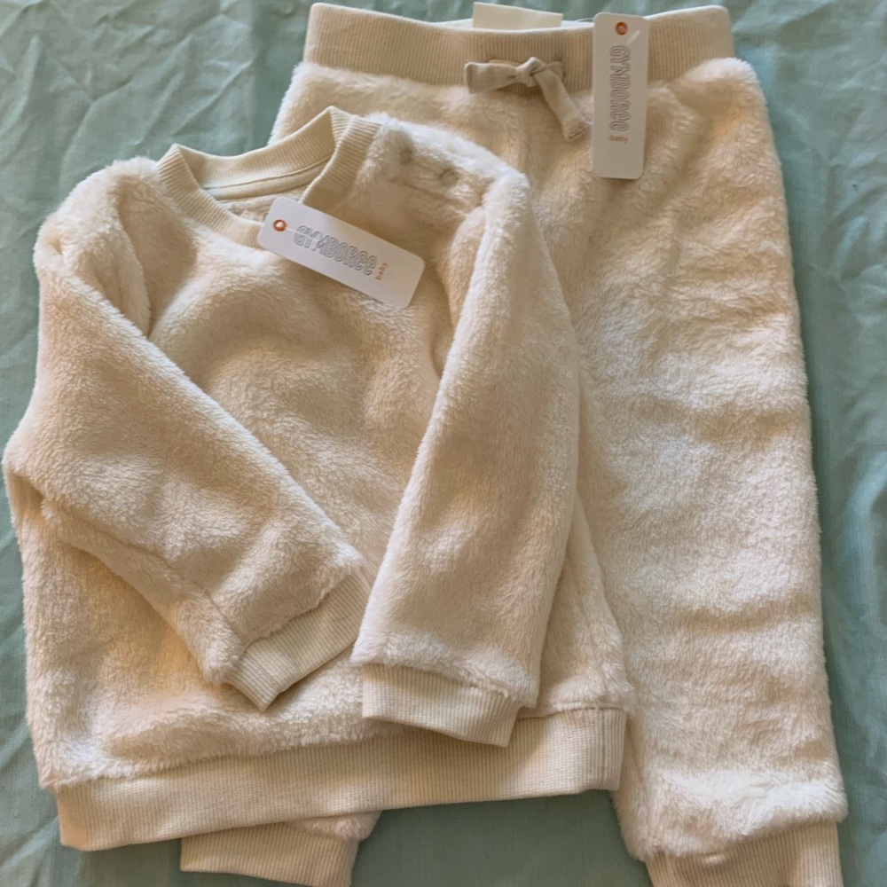 Baby soft sweater outfit